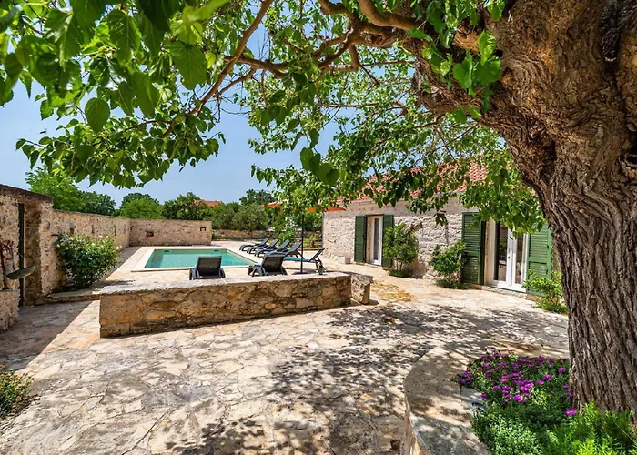 My Dalmatia - Authentic Zvonko With Private Swimming Pool Casa de Férias Podlug